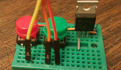 Getting the MOSFET ready to connect to a source