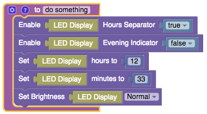 Filling up a function block